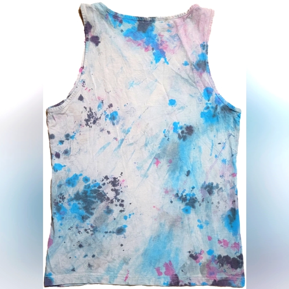 H&M Disney Aurora Sleeping Beauty Tie Dye Graphic Tank Top - Medium - EUC - Picture 2 of 6